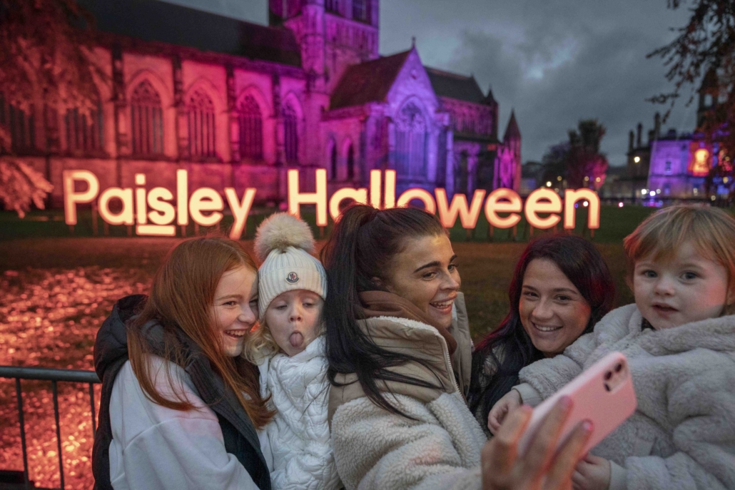 Paisley Halloween spectacular gets under way