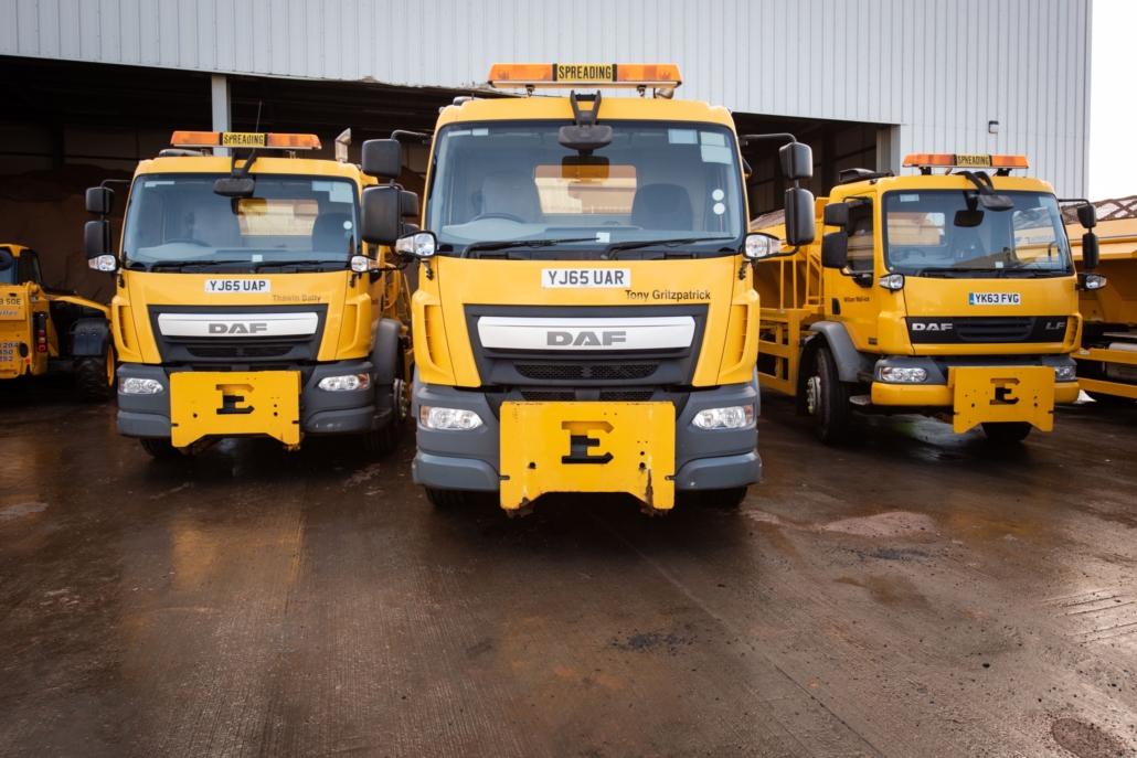 Renfrewshire’s gritting teams plough ahead in freezing conditions