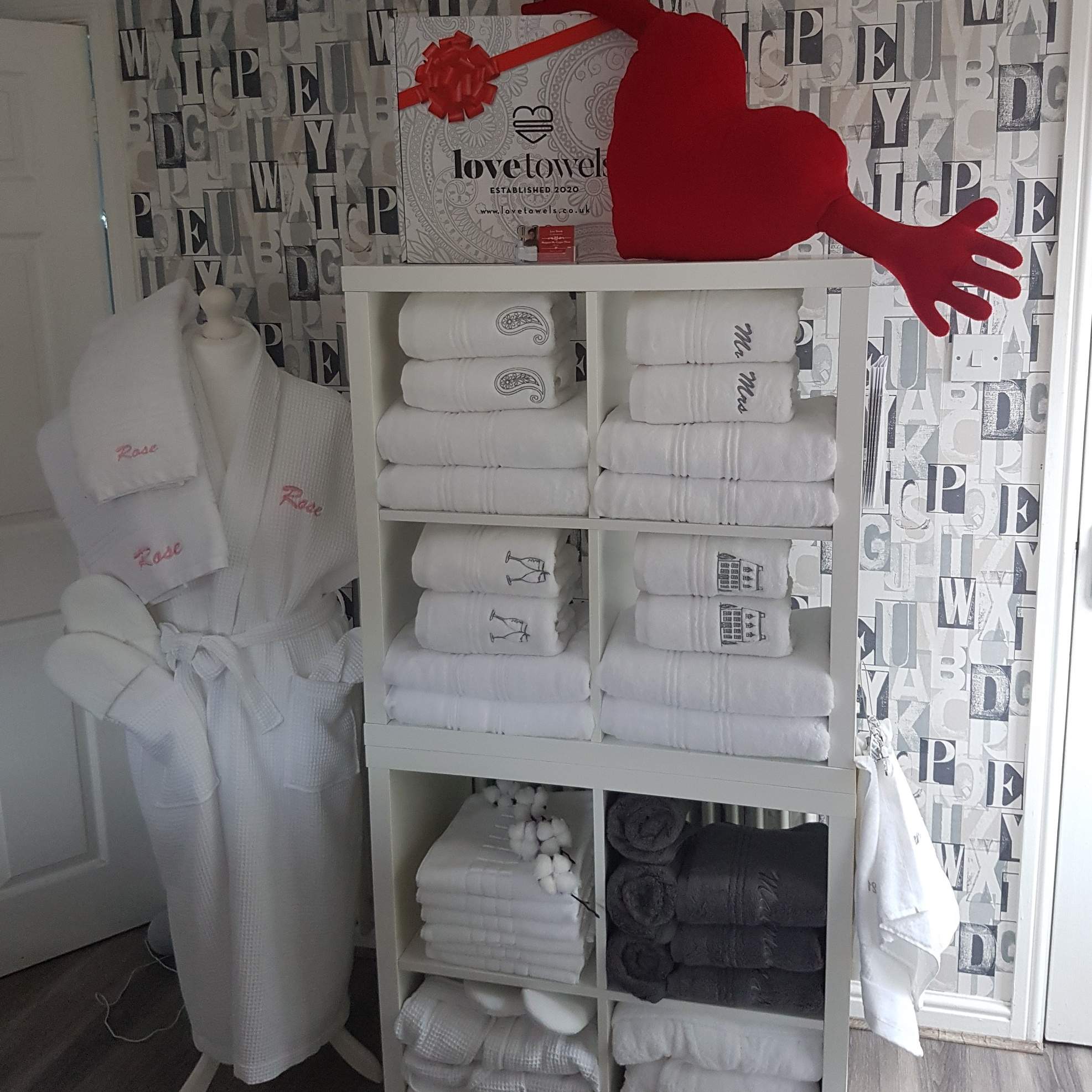 Love Towels available at 20b High Street Paisley Scotland